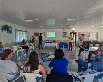 Oficina Caritas meio ambiente Nossa Senhora de Fátima PG