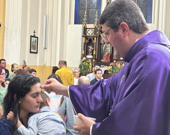 Vigília e missa de cinzas Sagrado Coração