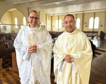 Jubileu de prata padres Nelson Bueno da Silva e Sandro Maciel Candido Ferreira