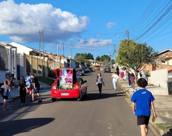 Campanha alimentos jovens Medianeira 