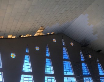 Missas voltam a ser celebradas na igreja do santuário de nossa senhora aparecida
