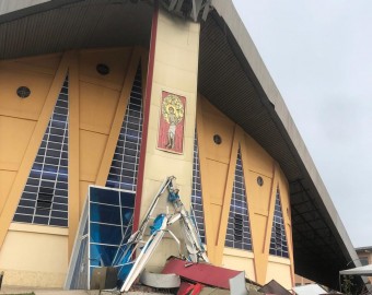 Missas voltam a ser celebradas na igreja do santuário de nossa senhora aparecida