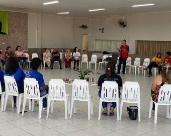 Oficina projeto educação ambiental Caritas Sta Rita