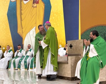 Frei Margon posse São Pedro Apóstolo