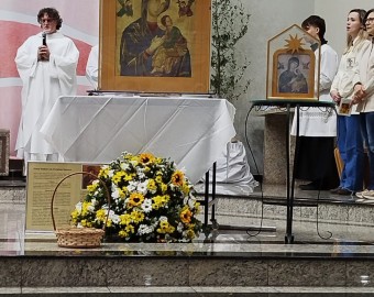 Missa despedida ícone Perpétuo Socorro Liga