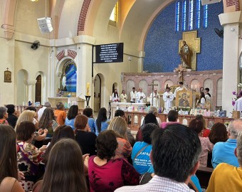 Acolhida ícone NSra Perpétuo Socorro Liga
