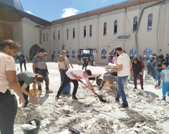 Catástrofe destrói a Igreja de N. Sra. do Perpétuo Socorro, em Castro