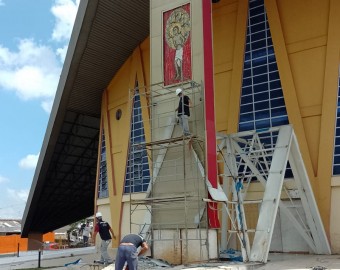 Demolicão torre santuário nossa senhora aparecida