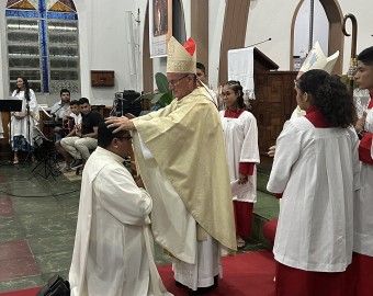 Frei agostiniano ordenado em Lábrea 