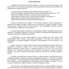 NOTA OFICIAL