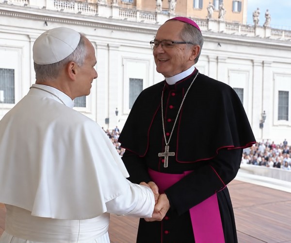 Dom Bruno Elizeu Versari visita Papa Leão XIV