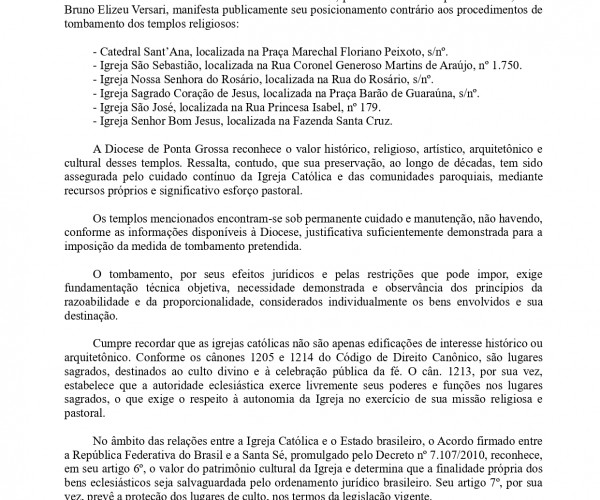 NOTA OFICIAL
