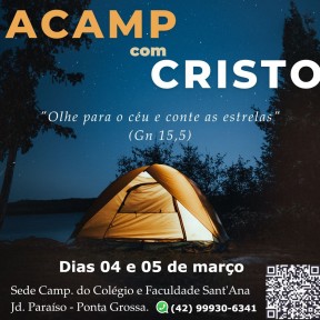 Acamp com Cristo será neste final de semana