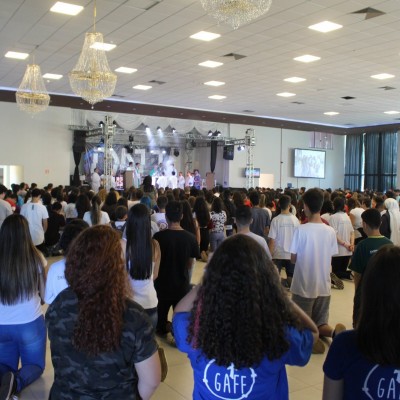 Jovens de toda a diocese vem celebrar o DNJ